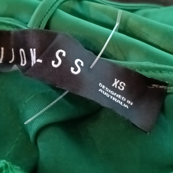 #21❤️ LIONESS WALK THE LINE MAXI DRESS - GREEN - Picture 7 of 7